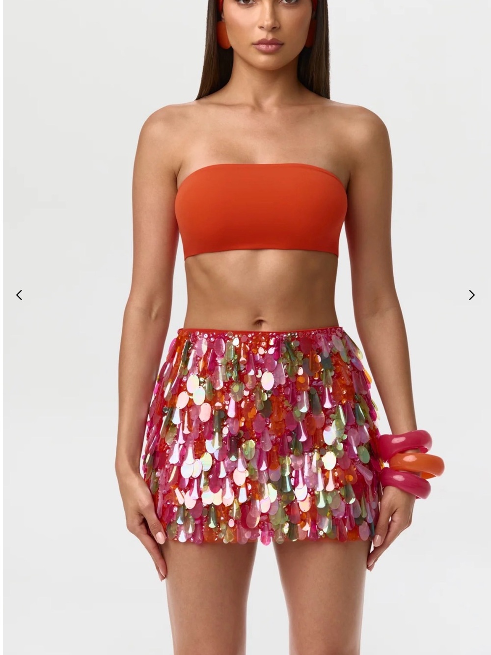 New with tags! naked wardrobe: Sequin High Waist Mini Skirt